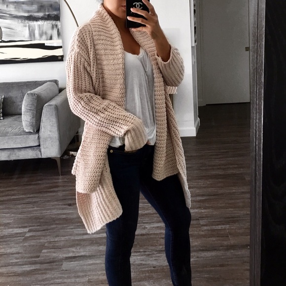🏷PHOEBE - Open front cardigan sweater - Picture 3 of 8